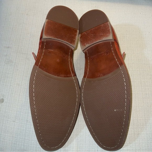 Stacy Adams Fenwick Cap Toe Monk Strap Oxford, 13W, Burnt Orange - Picture 9 of 12